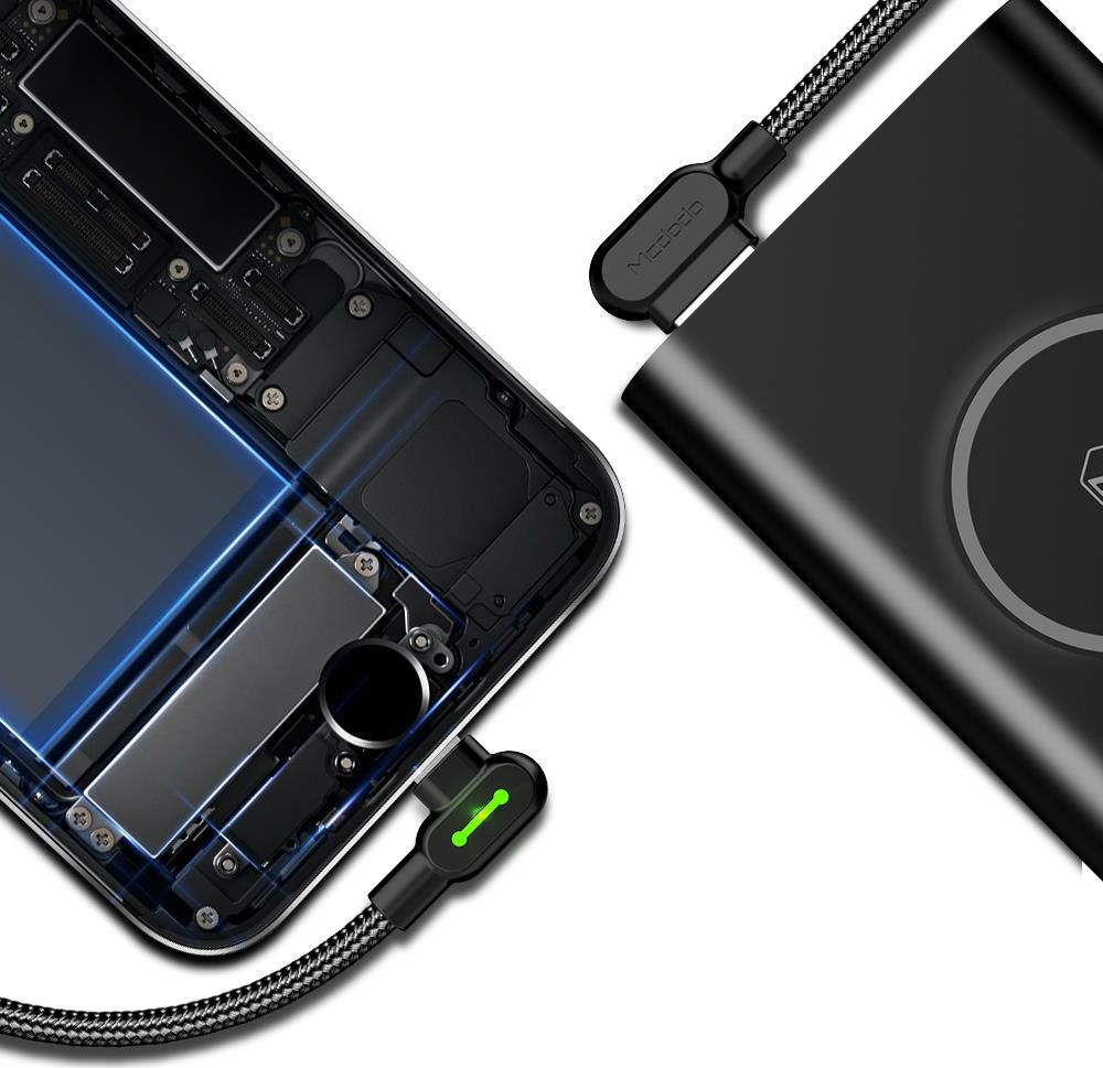 Kabel USB Mcdodo USB-A - Lightning 1.2 m Czarny (CA-4671)