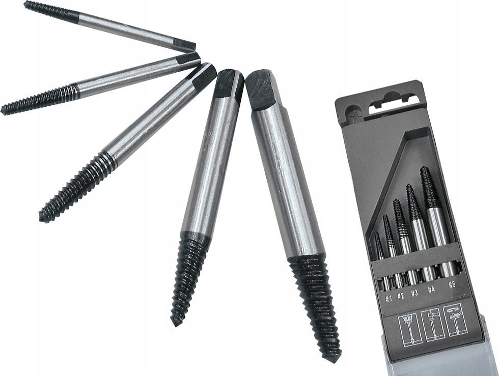 Abraboro Zestaw do zerwanych śrub - ABRABORO