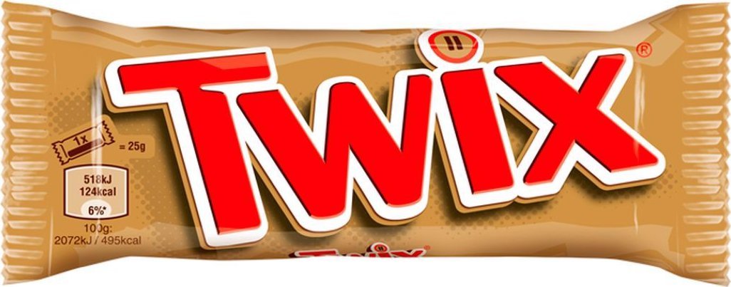 Twix Baton z ciastkami i karmelem oblany czekoladą 50 g (2 x 25 g)