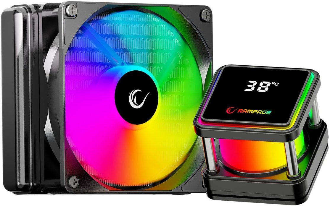 Chłodzenie wodne Rampage INFINITE V120 Czarne