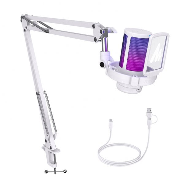 Mikrofon Maono Mikrofon komputerowy DGM20S (DGM20SWHITE)