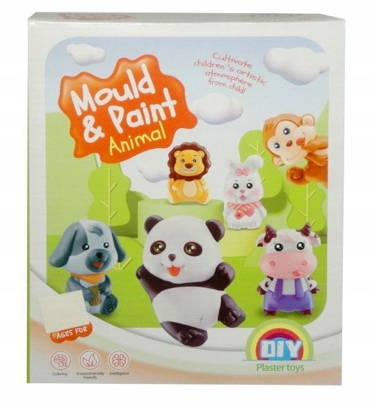 Zestaw kreatywny figurki gipsowe do malowania