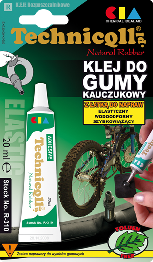 Technicqll Klej do gumy kauczukowy 20ml R-310