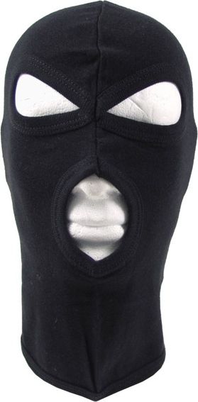 MFH Kominiarka MFH czarna 3 otwory bawełna uniwersalny