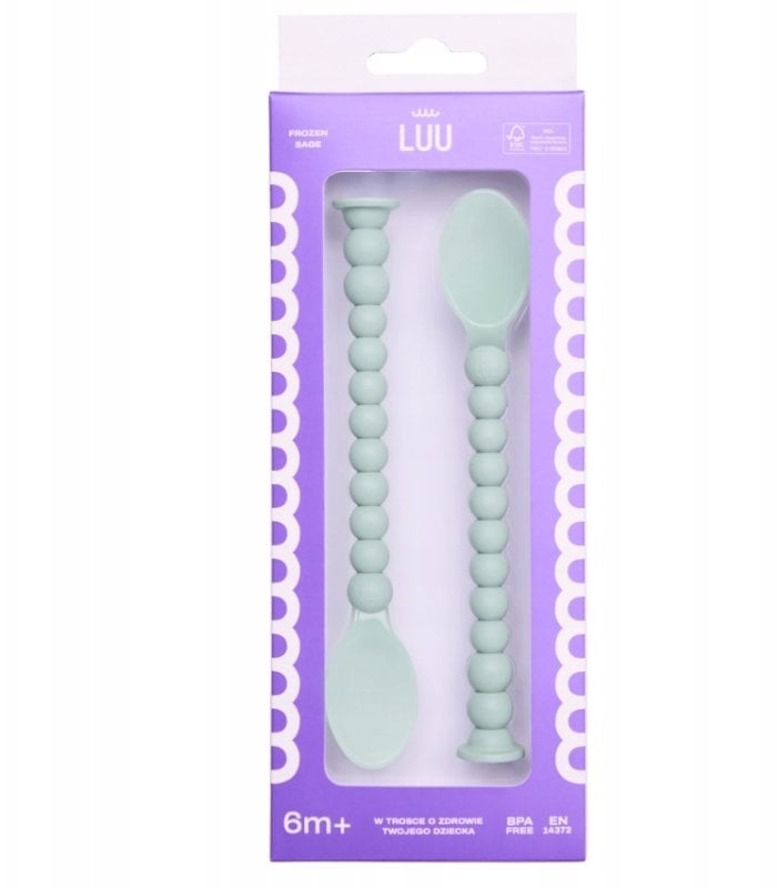 NUK LUU KIDS-ZESTAW ŁYŻEK DO KARMIENIA FROZEN SAGE