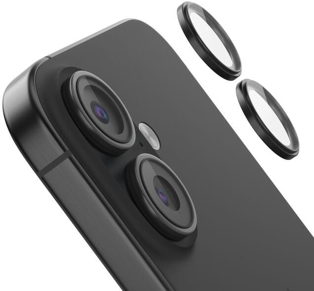 1x2 Belkin Kameralinsenschutz TempGlass iPhone 16/16 Plus