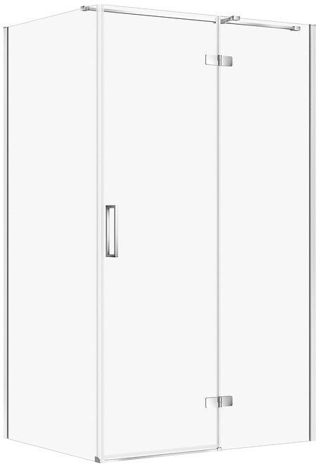 KABINA PRYSZNICOWA CITY Z ZAWIASAMI CHROM 120X90X195 PRAWA TRANSP