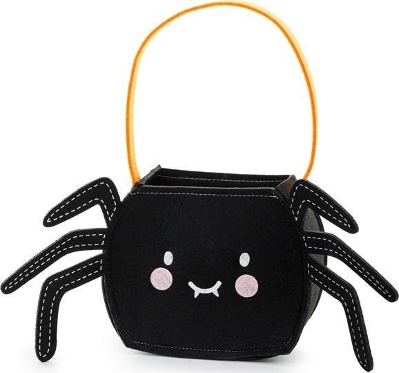 Torebka na słodycze pająk czarna