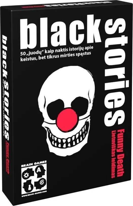 Sourcing BOARD GAME BLACK STORIES FUNNY DEATH LT