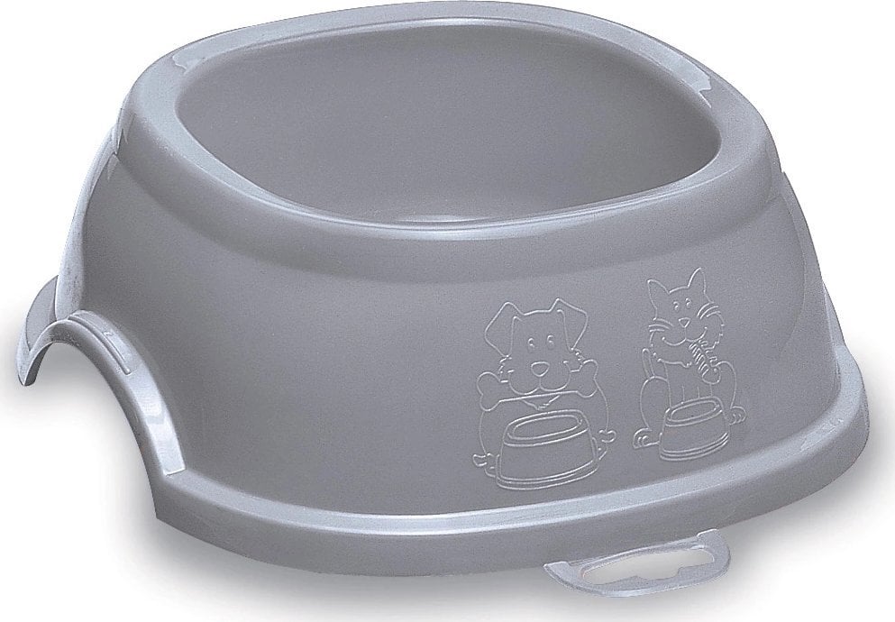 Zolux ZOLUX Miska antypoślizgowa dla psa, kota BREAK 4 2l szara