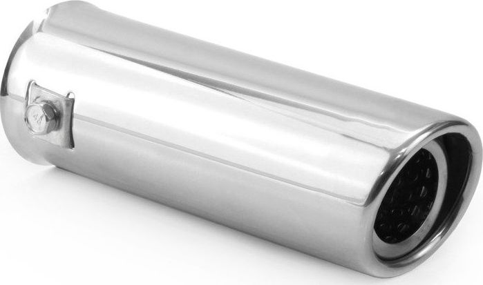 Automax Chromowana końcówka tłumika 50mm / montaż 30-45mm uniwersalny