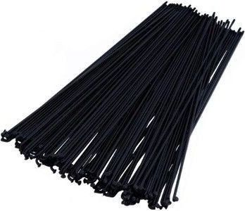 Cn Spoke Szprycha CNSpoke STD14 czarna+nypel (stal nierdzewna) 290 mm