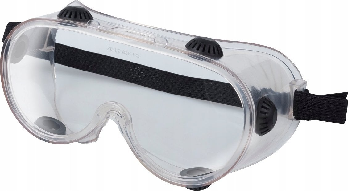 Wolfcraft Okulary ERGO ochronne Wolfcraft - pełne, wentylowane / CE