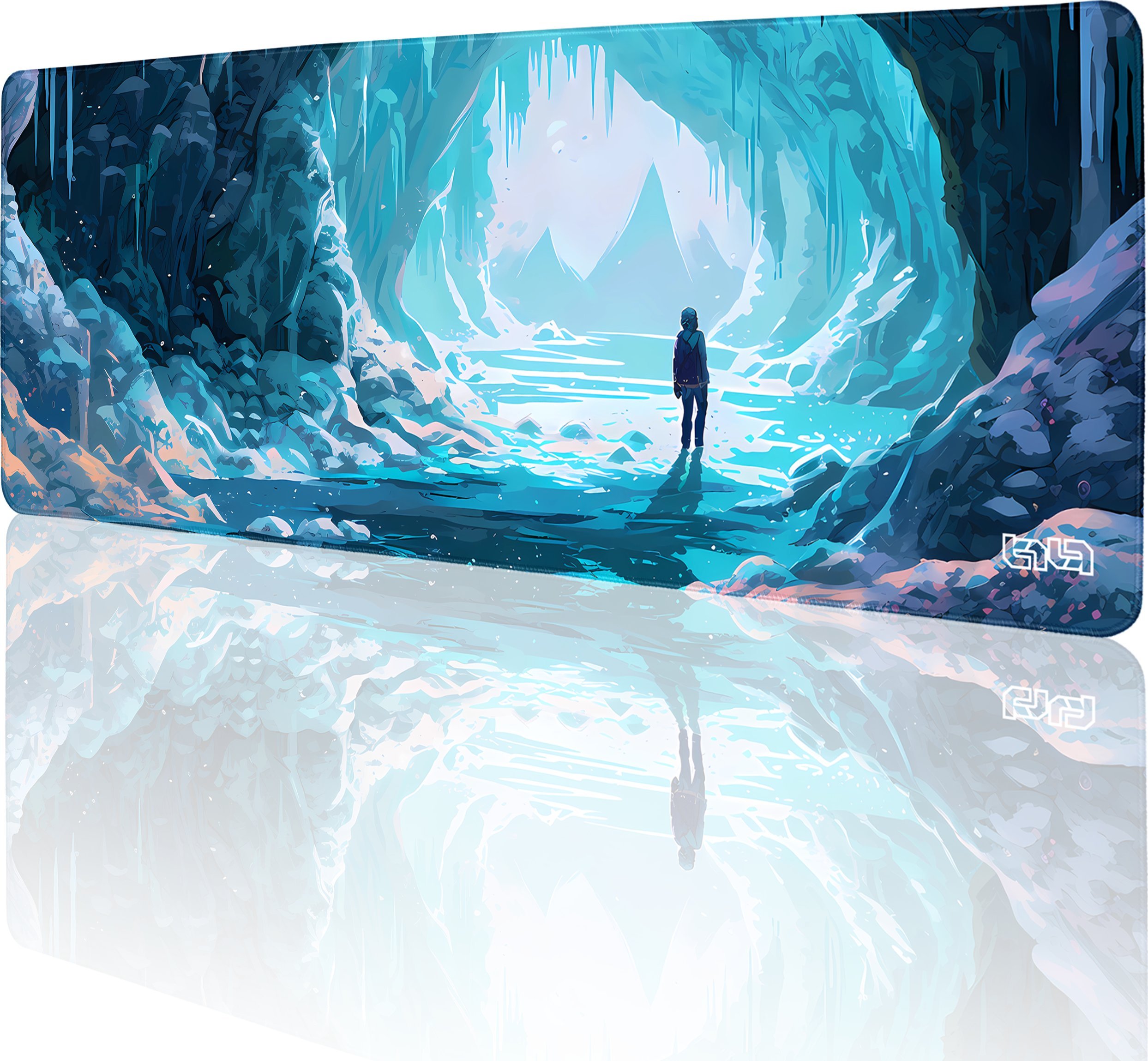 Podkładka Tilt PODKŁADKA GAMINGOWA Łamigłówka Mrozu 80x30 TILT Wodoodporna Wytrzymała