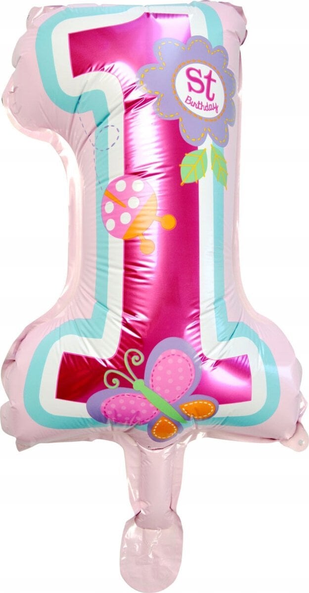 Teka Balon foliowy roczek różowy