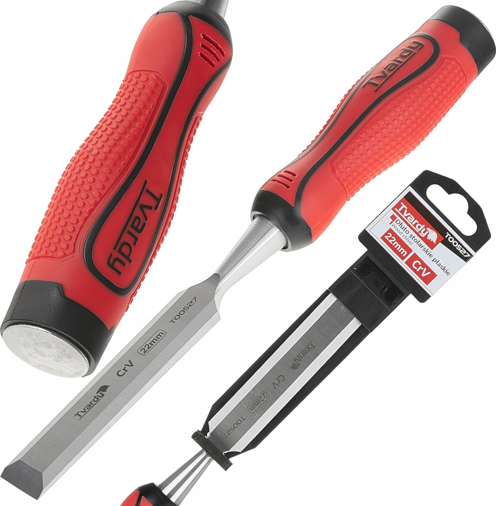 Dłuto stolarskie płaskie 22mm CrV (10/60)