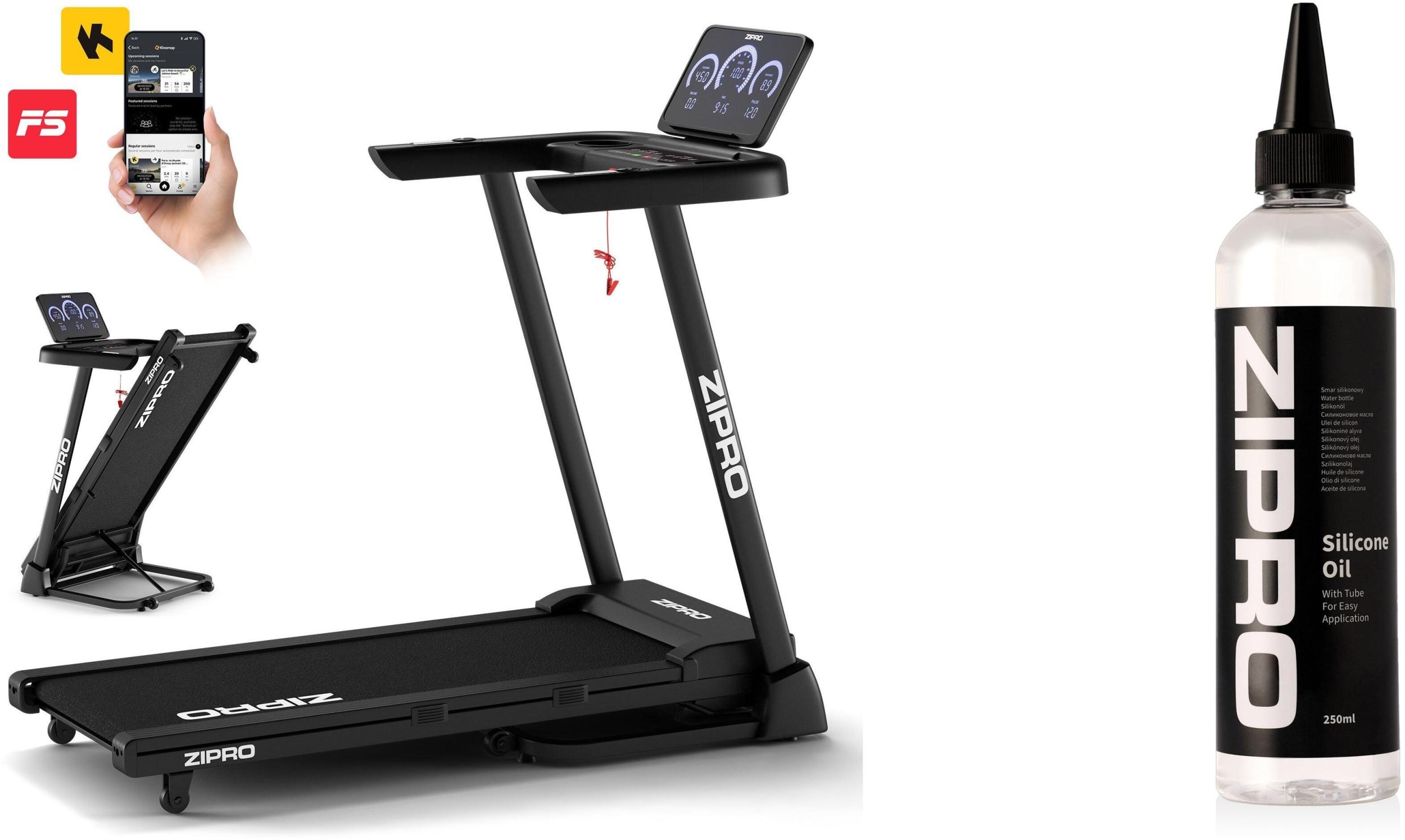 Bieżnia Zipro Bieżnia Zipro Luma + Smar Zipro 250 ml