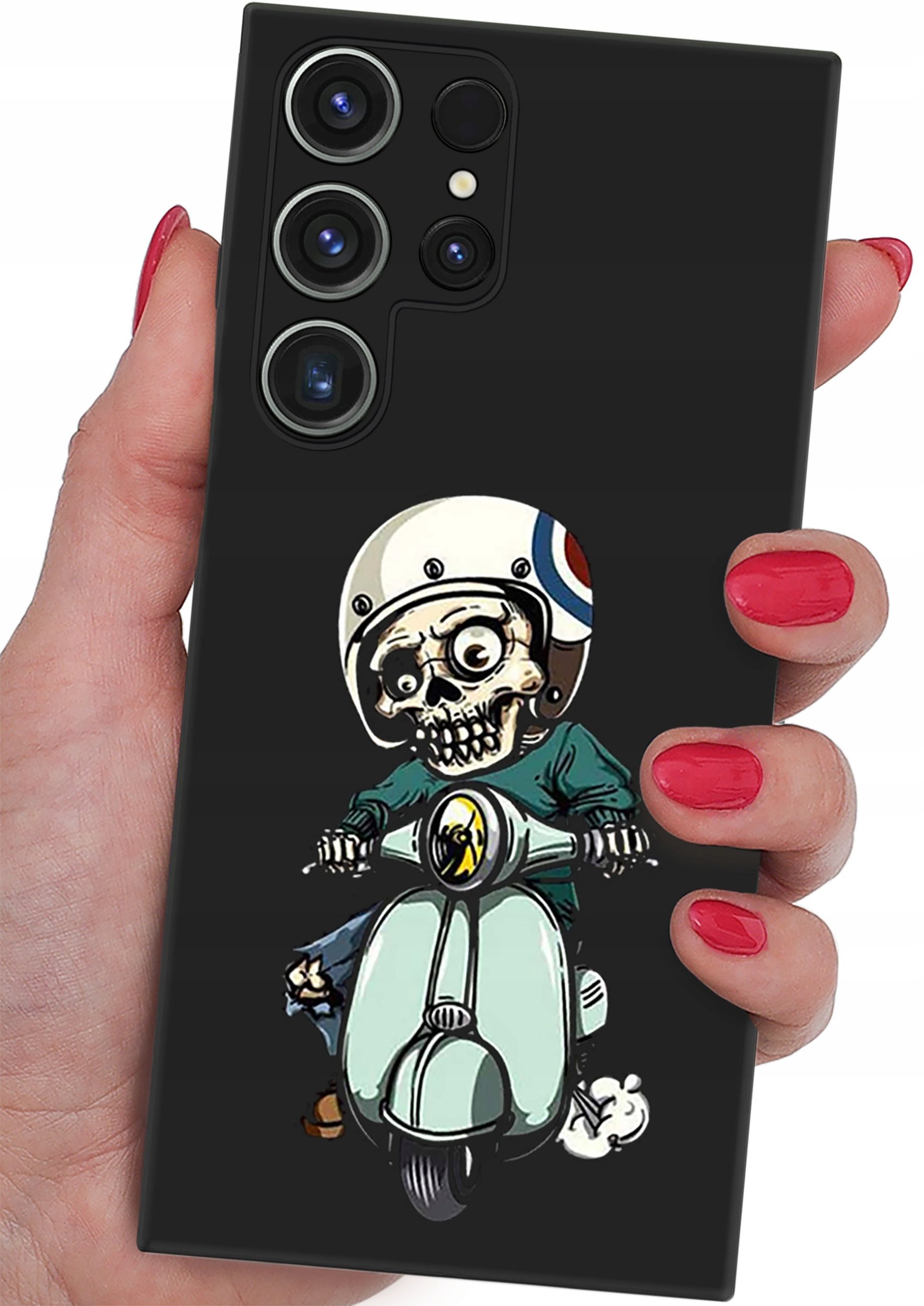 ETUI do Samsung Galaxy S24 Ultra CASE WZORY SOFT MATT PLECKI + SZKŁO 9H