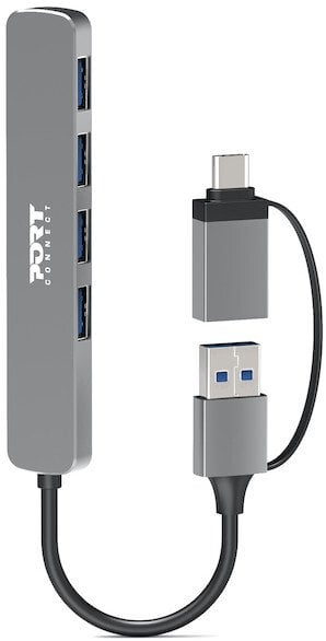 HUB USB Port Connect Hub USB 4 Ports 3.0 Slim Combo