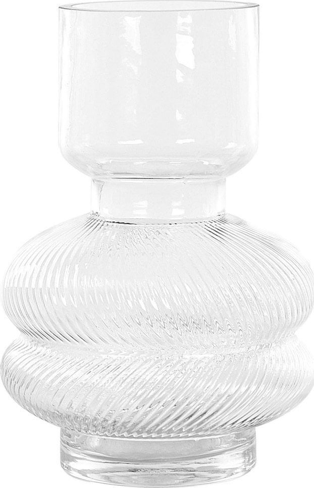 Ramka Beliani Wazon na kwiaty szklany 24 cm przezroczysty RODIA!