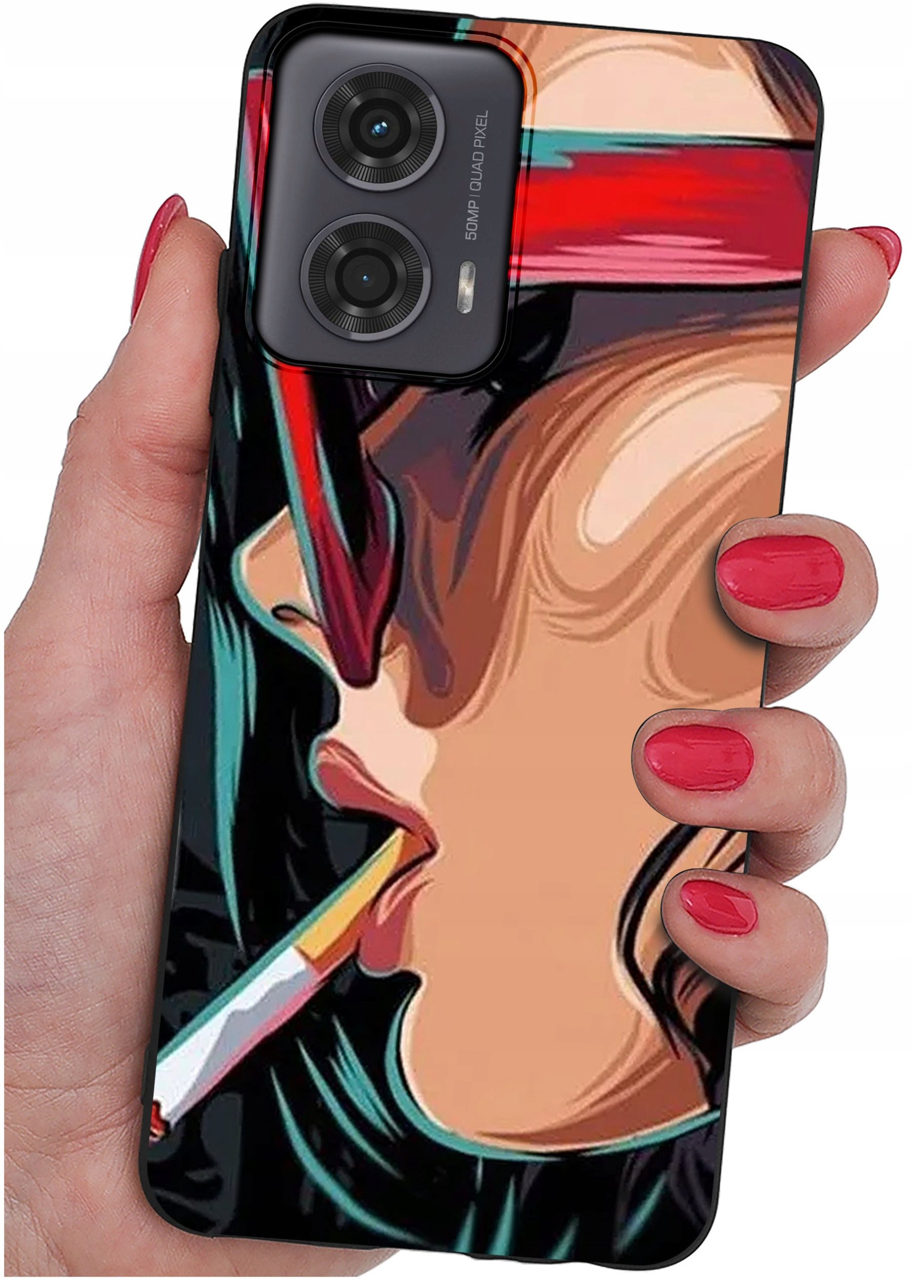 Etui do Motorola Moto G24 |G24 POWER |G04 |E14 WZORY |SILIKONOWE MATT SZKŁO