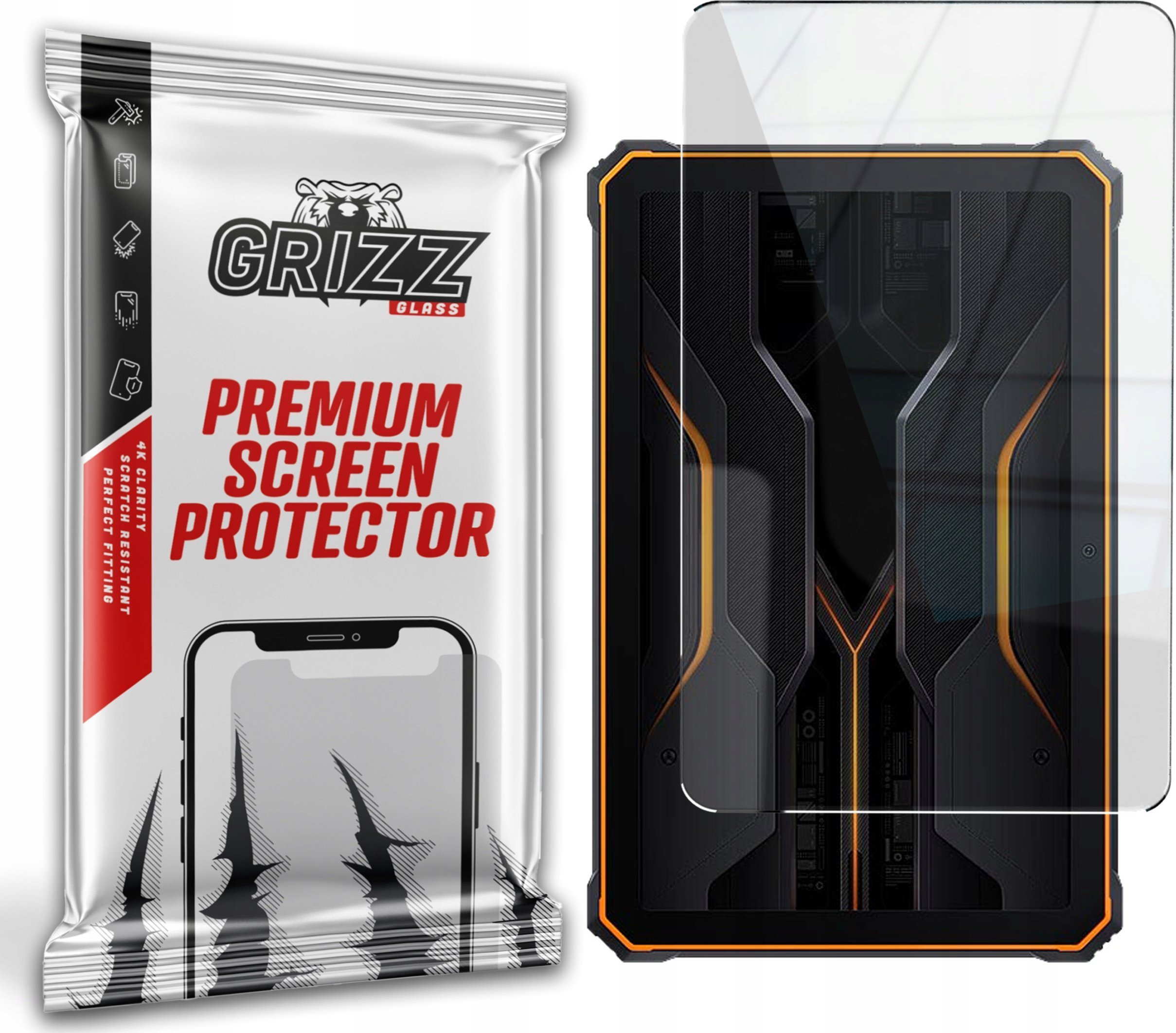 GrizzGlass Szkło hybrydowe GrizzGlass HybridGlass Blackview Active 8 Pro