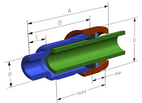 AGAflex Złączka typu AK GZ 1 i 1/4" - 10010004