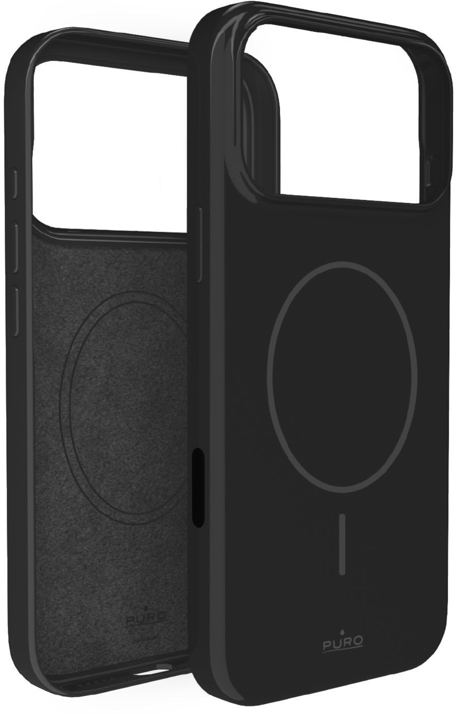 Etui ochronne Puro Pulse na iPhone 17 Pro Max poliwęglanowe - czarne