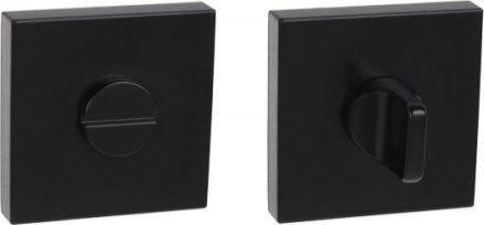 Gamet Szyld dolny WC kwadratowy czarny mat PLT-26