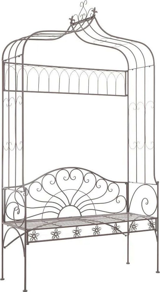 Elior Klasyczna ławka ogrodowa Heine - brązowa