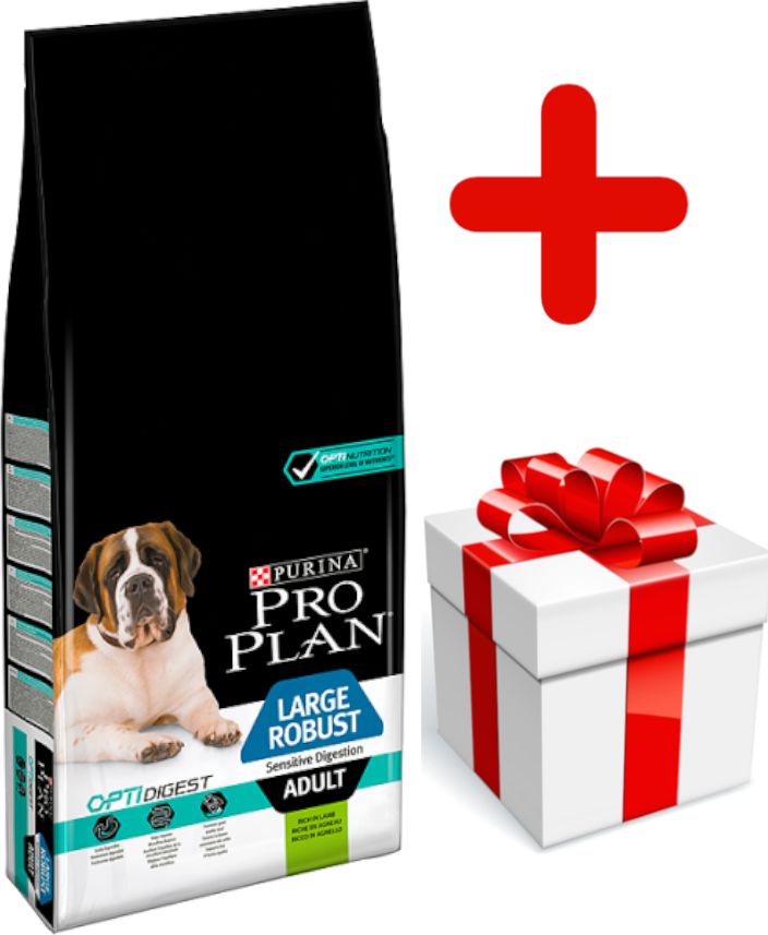 Purina Purina Pro Plan Large Robust Optidigest, jagnięcina 14kg + niespodzianka dla psa GRATIS!