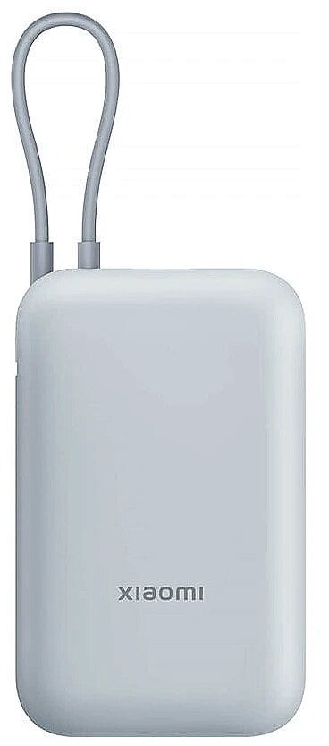 Xiaomi 33W Power Bank (Integrated Cable) | 10000 mAh | USB-C | Ice Mėlyna