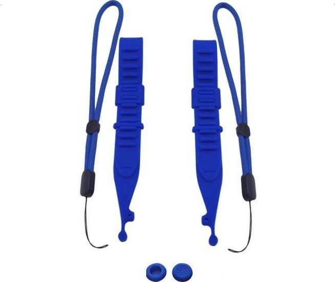 Vortex Virtual Reality Paski, uchwyty z silikonu do kontrolerów, model II, Oculus Quest 2 Niebieski