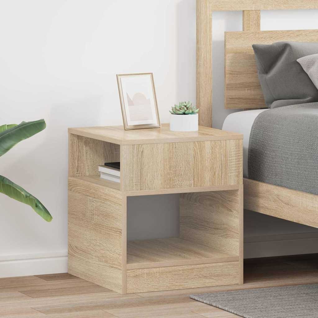 vidaXL Stolik końcowy 2 pcs Dąb Sonoma 40,5 x 40 x 45 cm