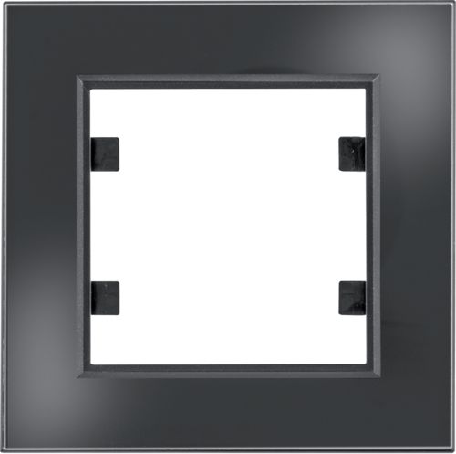 Hager Lumina passion ramka 1-krotna szklana czarna (WL9011)