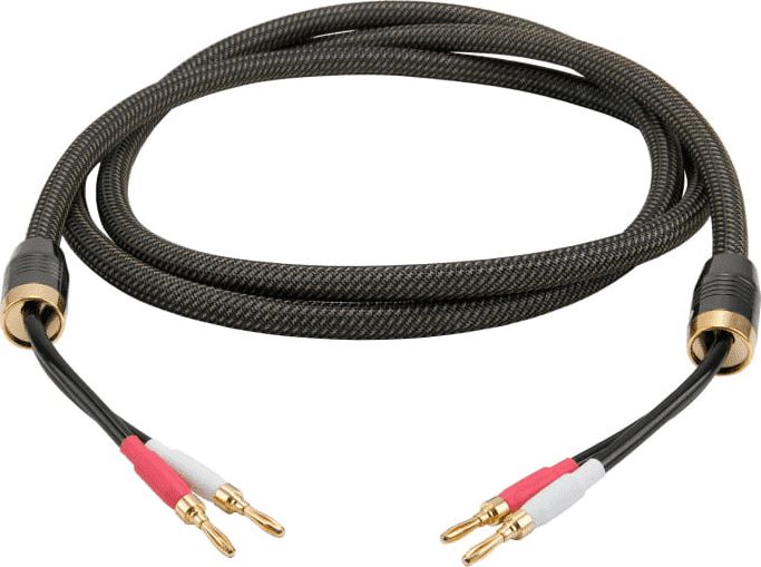 Kabel Quistcable Banan x2 - Banan x2 4m czarny (HIGH END LSC 4,0C 4,0M)