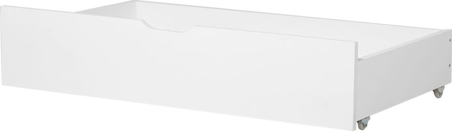 Beliani Zestaw 2 szuflad pod łóżko biały RUMILLY