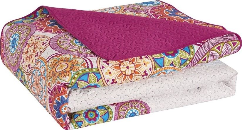 Decoking Narzuta Bibi fioletowo-biała r. 170x270 cm
