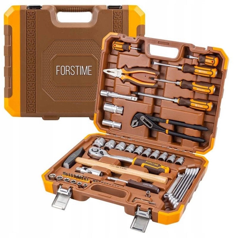 Zestaw narzędzi 1/2" i 1/4" 60el. (6-kątnych) (7-27mm)