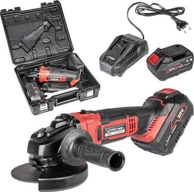Szlifierka Cedrus SZLIFIERKA KĄTOWA CEDRUS POWER+ AG125Li-SET Zestaw z baterią i ładowarką w walizce POWER+ 20V - OFICJALNY DYSTRYBUTOR - AUTORYZOWANY