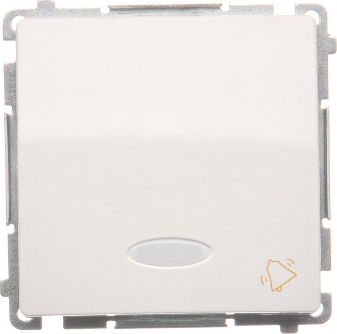 Kontakt-Simon Przycisk dzwonek podświetlany biały - BMD1L.01/11