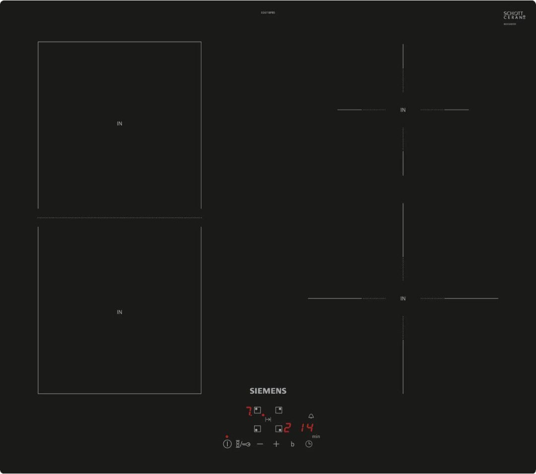 Płyta grzewcza siemens ag Płyta Indukcyjna EE611BPB5E 60 cm