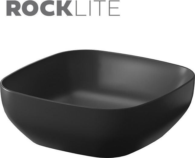 Umywalka Cersanit K677-012 Umywalka Nablatowa Larga Kwadratowa Antracyt Mat (38X38) BOX//CE.KRLA.U-NABL.LARGA-ANTR-MAT () - CE.KRLA.U-NABL-KW-ANTR