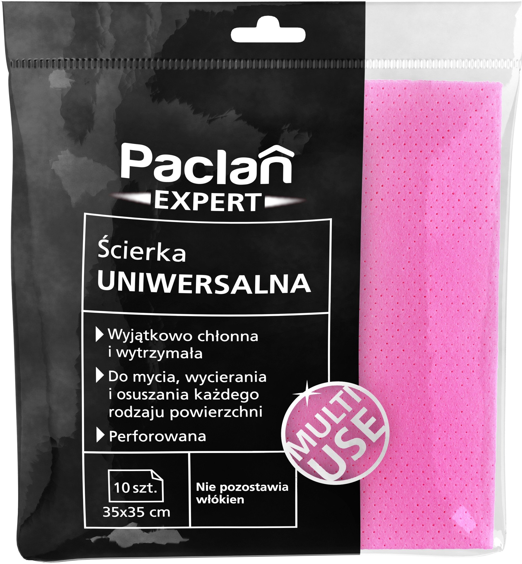 Ścierka uniwersalna bawełna Paclan w opakowaniu 10 szt. wielokolorowe