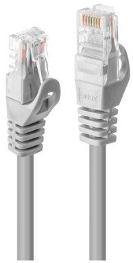 Kabel sieciowy kat.5e U/UTP 3 m, szary, 50 szt.