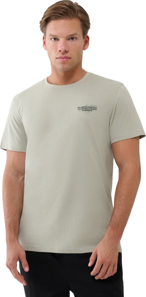 Koszulka męska 4F M1974 oliwkowa 4FWSS25TTSHM1974 44S L