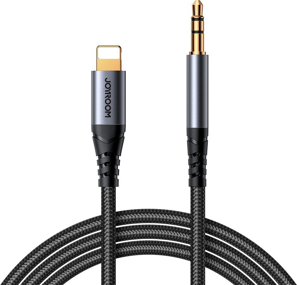 Kabel Joyroom Kabel audio Joyroom SY-A06 Lightning / AUX mini jack 3.5mm 1.2m czarny