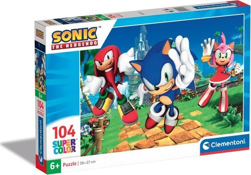 Clementoni CLE puzzle 104 SuperKolor Sonic 27256