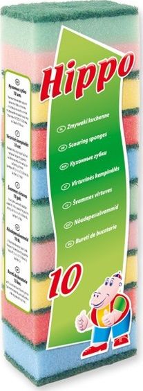 Hippo Gąbki do naczyń 10szt.