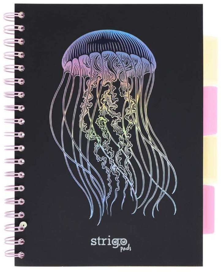 Kołozeszyt Pads B5/100K kratka Głębiny Meduza